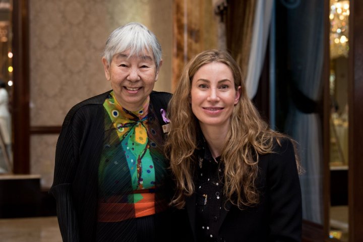 Left to right: Mariko Takagi with neurosurgeon Breehan Chancellor, MD.